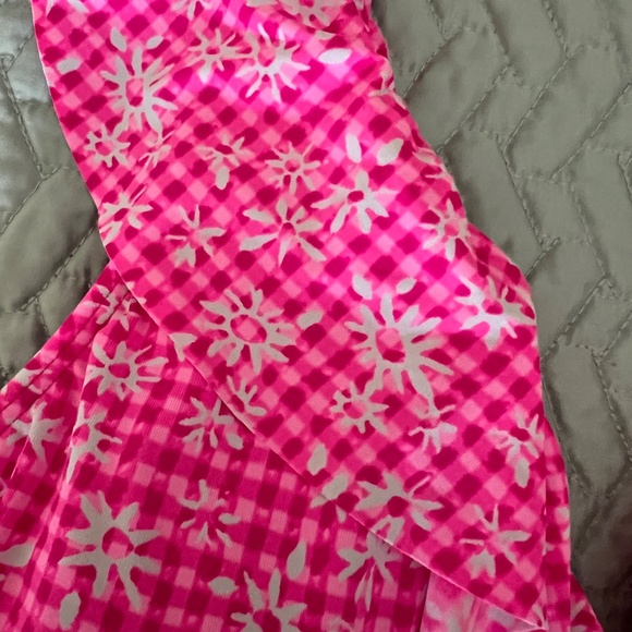 Lily Pulitzer Check You Out Aura Pink Swimsuit NWT Size 8 - Picture 12 of 13